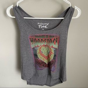 Woodstock Grey Tank Top Size M